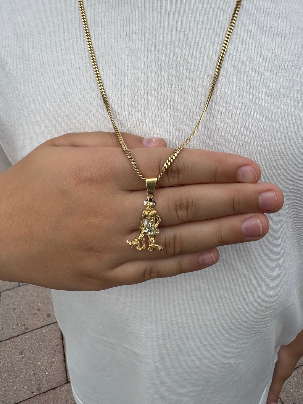 DIJE DE SAN LAZARO 10k.               $149.99