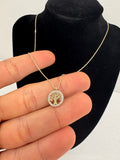 CADENA CON DIJE DEL ÁRBOL DE LA VIDA 10k $219.99