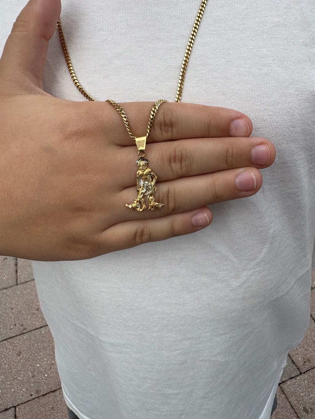 DIJE DE SAN LAZARO 10k.               $149.99