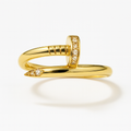 ANILLO  10k ESTILO CARTIER “ CLAVO” $229.99